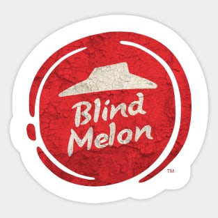 Cosplay Parody Pizza Hut Vintage Music Lovers - Blind Melon Sticker